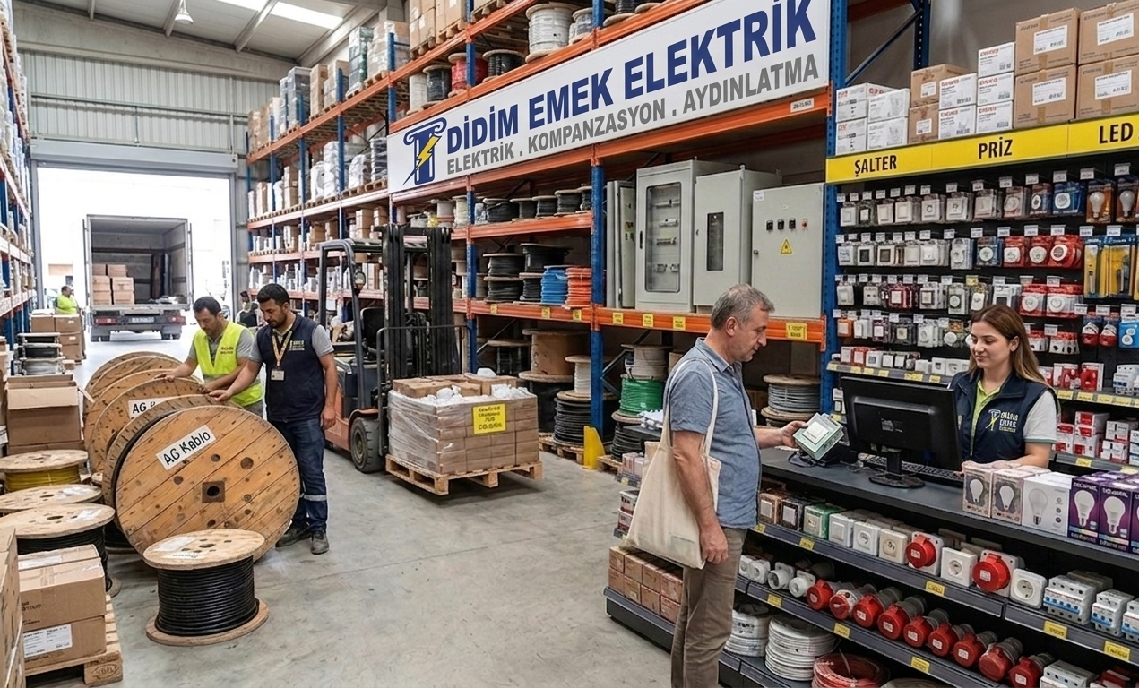 Toptan ve Perakende Elektrik Malzemeleri Satışı - Didim Emek Elektrik